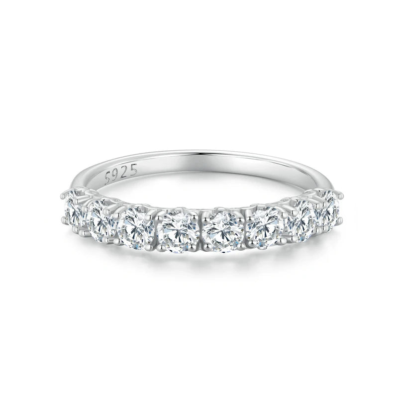 0.8 CT Moissanit Eternity Ring für Damen