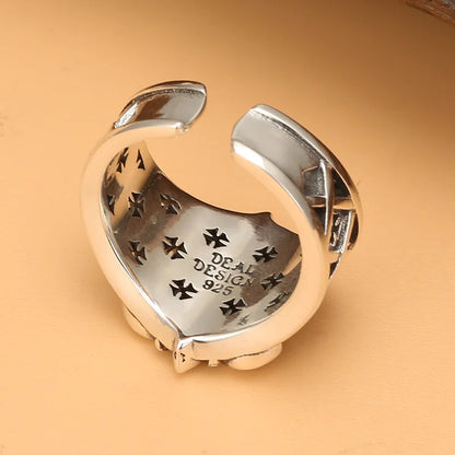 Vintage Anker Ring im maritimen Stil – Rustikaler Statement-Ring aus Legierung