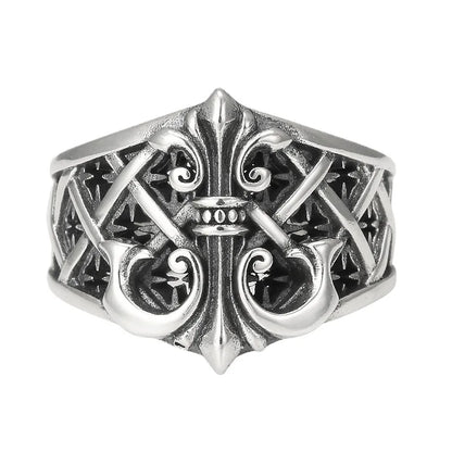 Vintage Anker Ring im maritimen Stil – Rustikaler Statement-Ring aus Legierung
